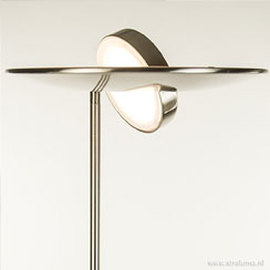 indirecte verlichting - ideeën en inspiratie | LED staande lamp-uplighter staal-dimbaar LED staande lamp-uplighter staal-dimbaar